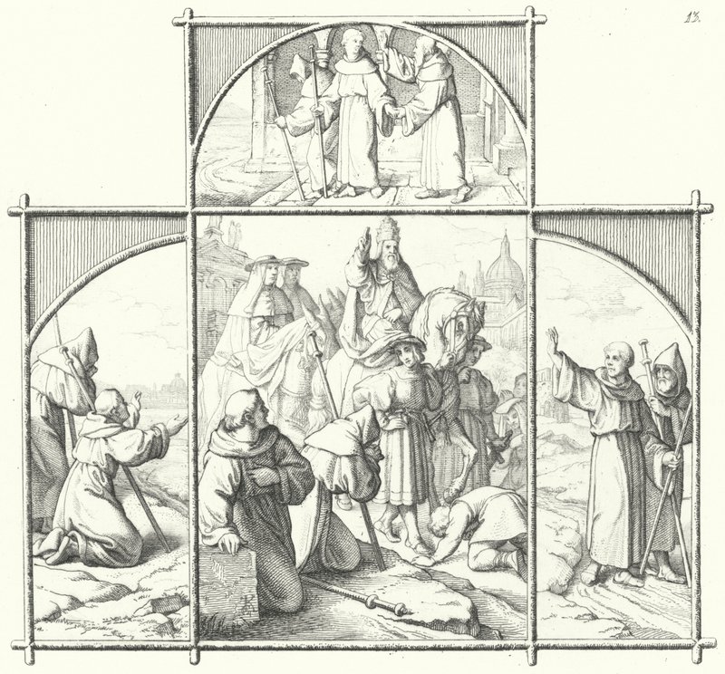 Le voyage de Martin Luther à Rome - Gustav Ferdinand Leopold Konig