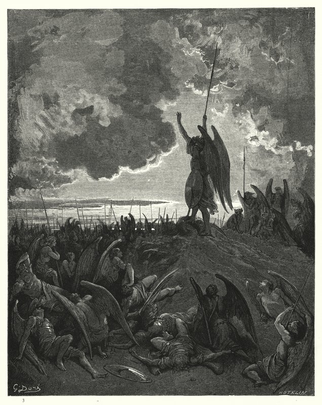 Illustration de Gustave Doré pour Le Paradis Perdu de Milton, Livre I, vers 331 - Gustave Dore