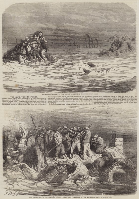 Les inondations en France - Gustave Dore