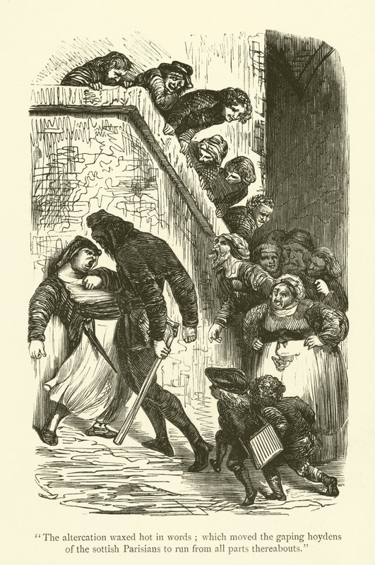 Illustration pour les œuvres de Rabelais - Gustave after Dore