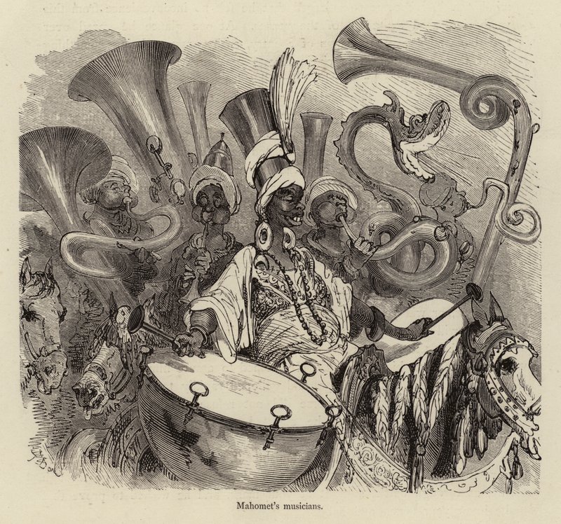 Les musiciens de Mahomet - Gustave after Dore