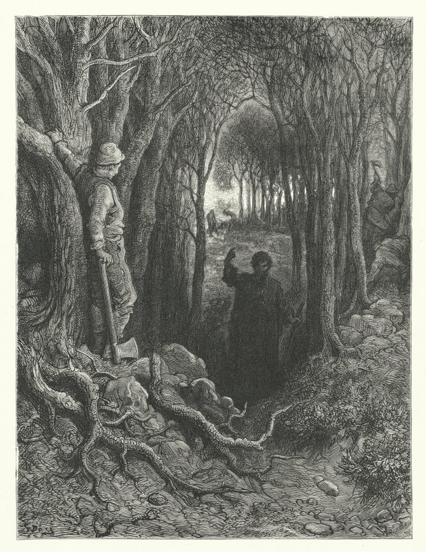 Illustration de Gustave Doré pour La Complainte du vieux marin de Coleridge (gravure) - Gustave Dore