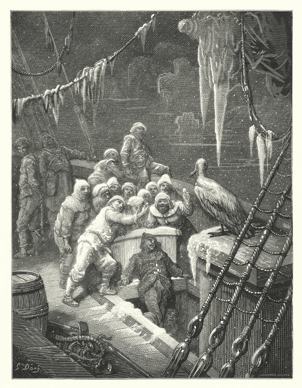 Illustration de Gustave Doré pour le Rime of the Ancient Mariner de Coleridge - Gustave Dore