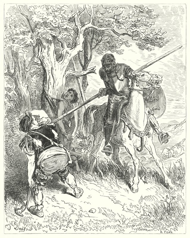 Don Quichotte de Gustave Doré: "Par le soleil qui brille, j