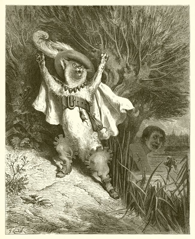 Le Chat Botté, vers 1868 - Gustave Dore