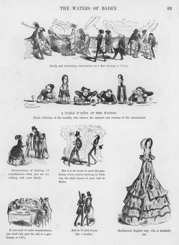 Croquis humoristiques et grotesques par Gustave Doré - Gustave Dore