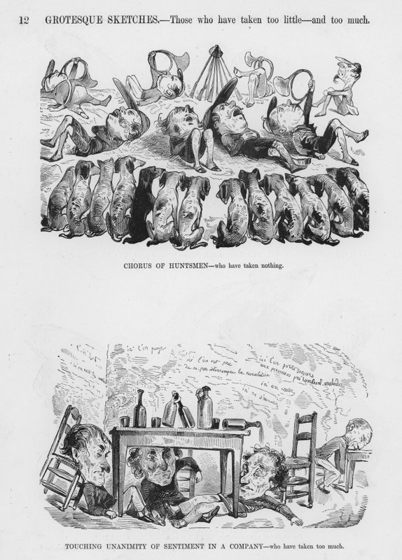 Croquis Humoristiques et Grotesques par Gustave Doré - Gustave Dore