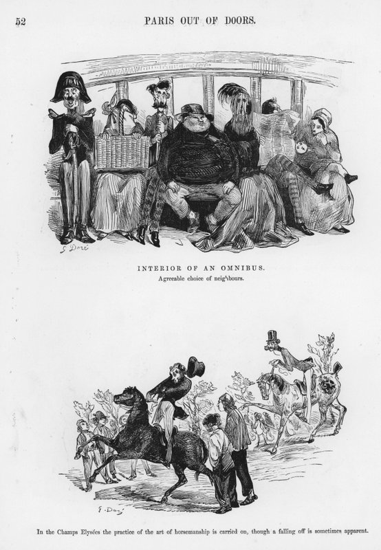 Esquisses humoristiques et grotesques (gravure) - Gustave Dore