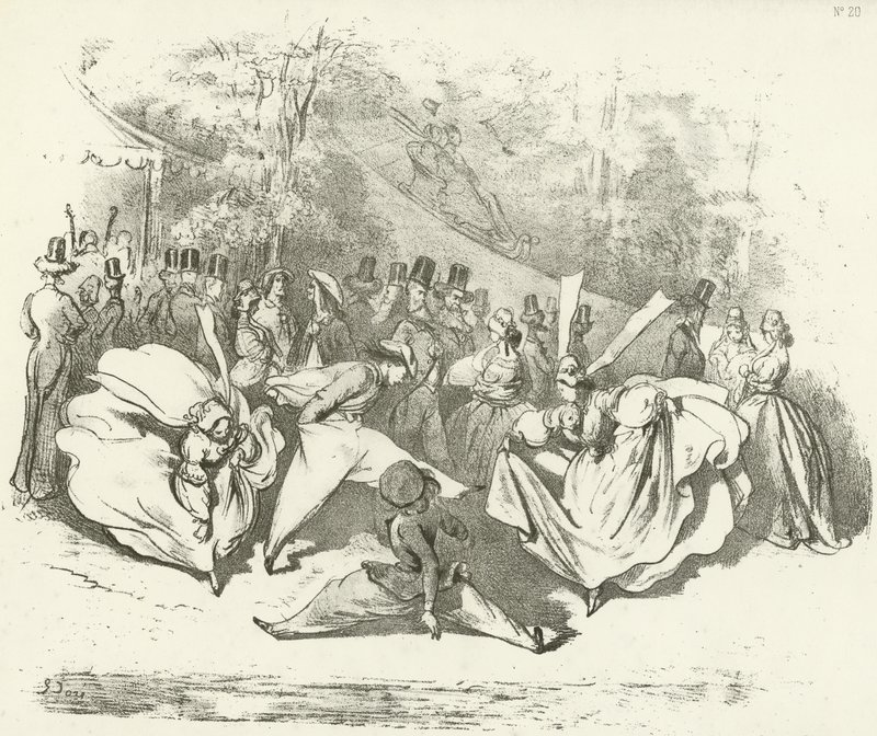 Dix ans plus tard ou un changement de mode 1840 - Gustave Dore