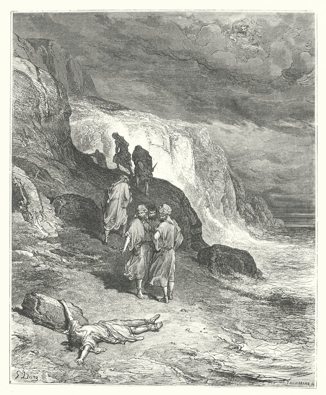 Les Fables de La Fontaine : Jupiter et le Voyageur - Gustave Dore