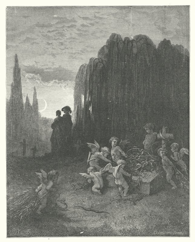 Les Fables de La Fontaine : La Jeune Veuve - Gustave Dore