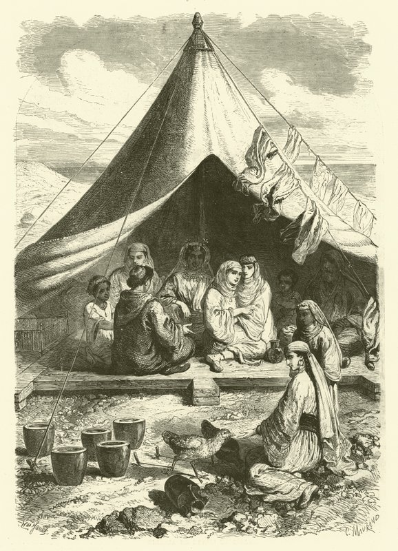 Juifs marocains à Gibraltar, ayant fui les massacres de Tétouan - Gustave Janet