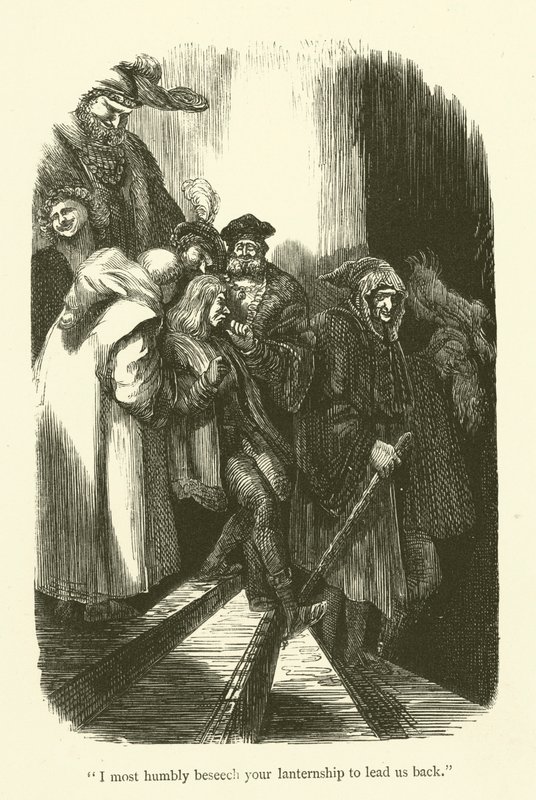 Illustration pour les œuvres de Rabelais - Gustave after Dore