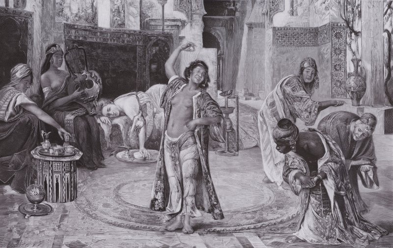 Divertissement dans le harem - Gyula Tornai