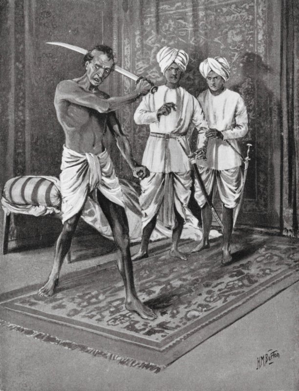 Le dernier acte de Malik Naib Kafur, 1316 après J.-C. - H. M. (after) Burton