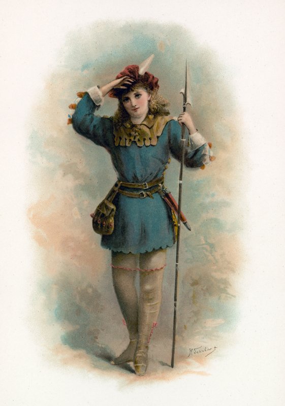 Rosalind de Comme il vous plaira - H. Saunders