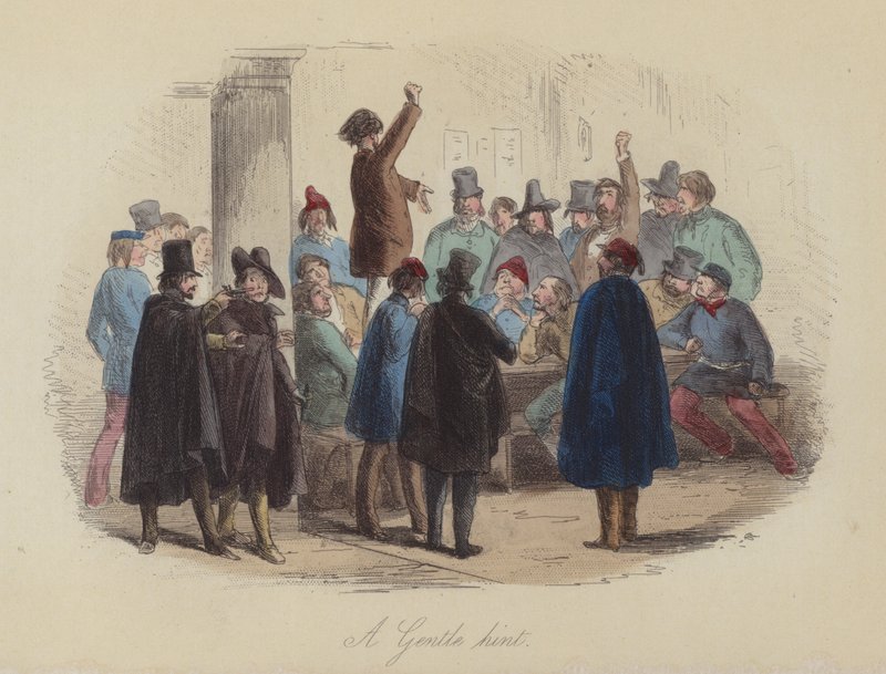 Illustration pour Lewis Arundel ou Le Chemin de fer de la vie par Frank E Smedley - after Hablot Knight Browne