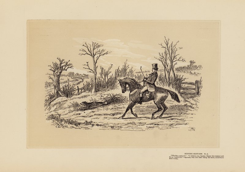 Croquis de chasse, n° 4, L