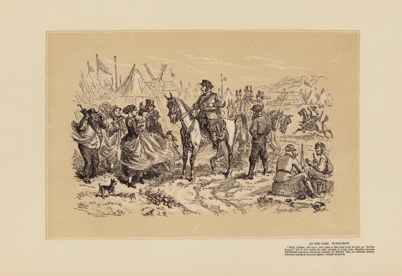 La réunion de Wimbledon, n° 2, Fraternisation - Hablot Knight (1815-92) Browne