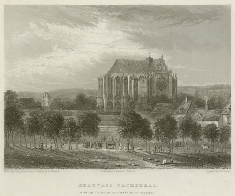Cathédrale de Beauvais, avec l
