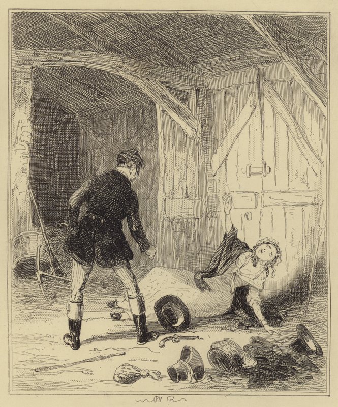 Corder tirant sur Maria Marten - Hablot Knight Browne