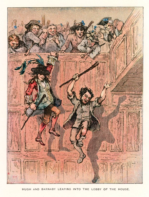 Illustration pour Barnaby Rudge - Hablot Knight Browne