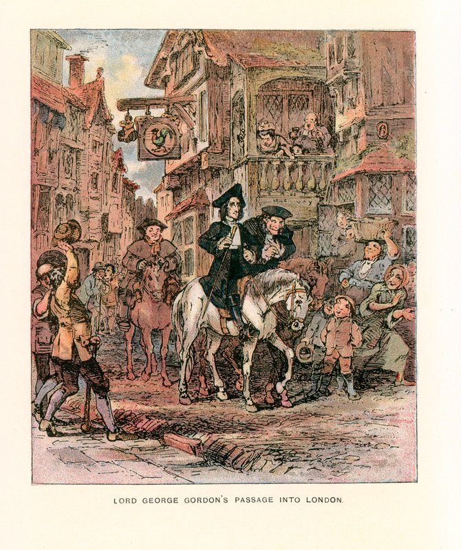Illustration pour Barnaby Rudge - Hablot Knight Browne