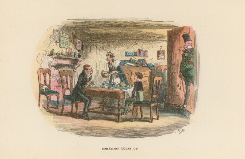 Illustration pour David Copperfield - Hablot Knight Browne