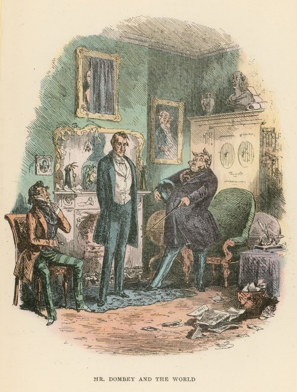 Illustration pour Dombey et Fils - Hablot Knight Browne