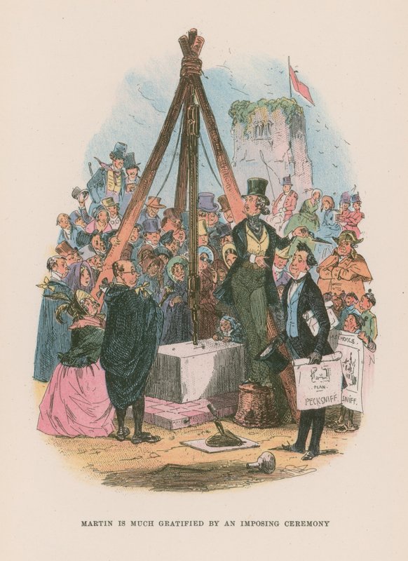 Illustration pour Martin Chuzzlewit - Hablot Knight Browne