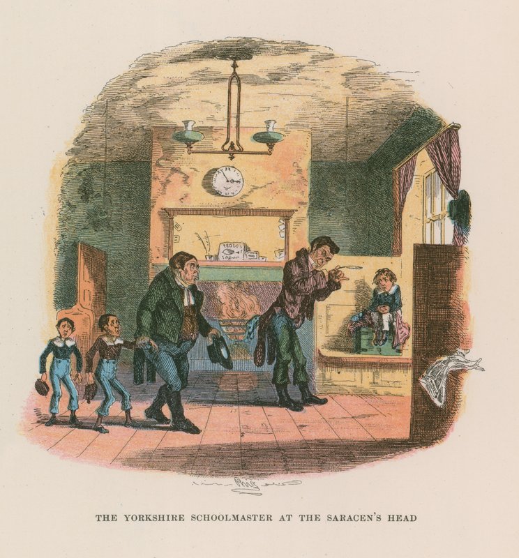 Illustration pour Nicholas Nickleby - Hablot Knight Browne