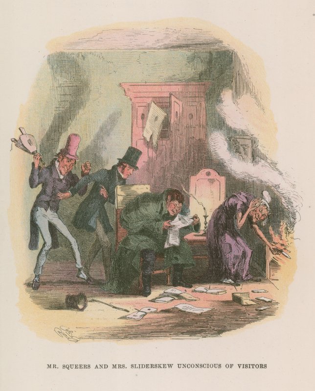 Illustration pour Nicholas Nickleby - Hablot Knight Browne