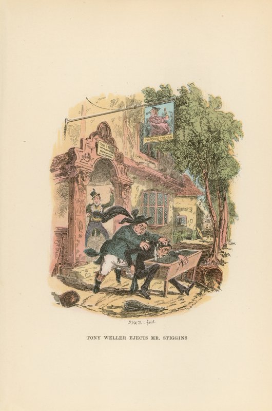 Illustration pour Pickwick Papers - Hablot Knight Browne