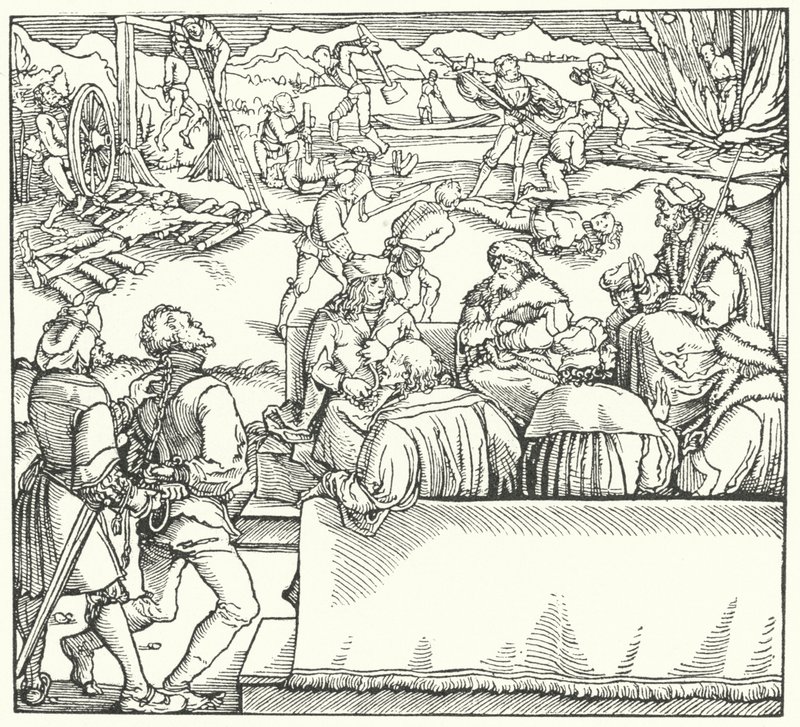 Séance de tribunal - Hans (after) Burgkmair
