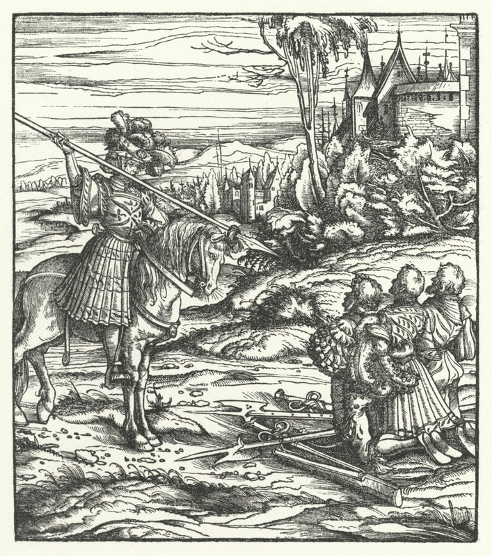Scène de la deuxième révolte flamande contre la domination des Habsbourg - Hans (after) Burgkmair