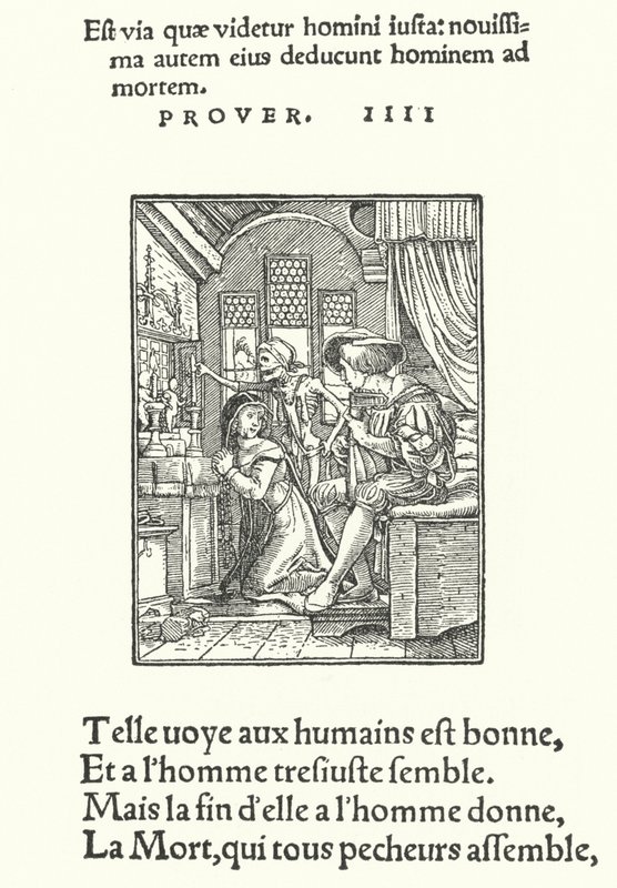 La Chanoinesse, ou Nonne (gravure) - Hans (after) Holbein the Younger