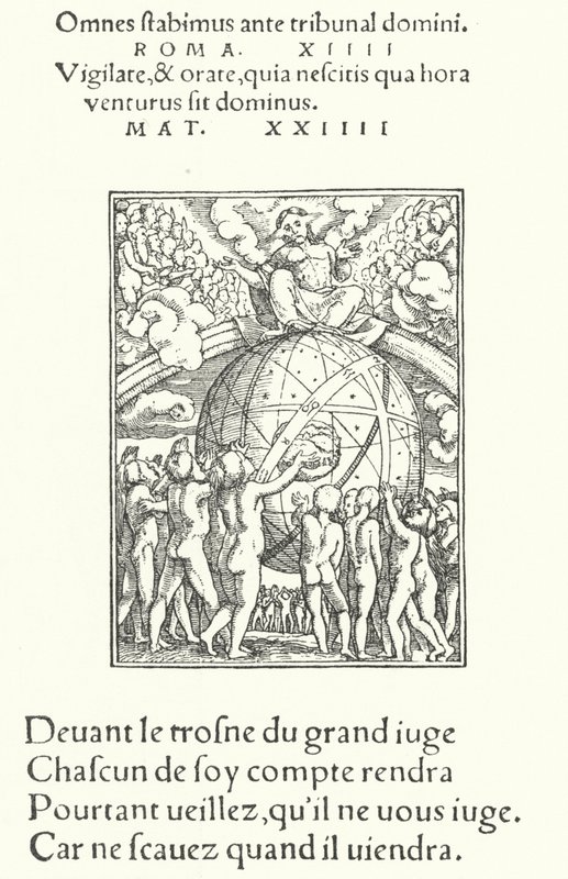 Le Jugement Dernier (gravure) - Hans (after) Holbein the Younger