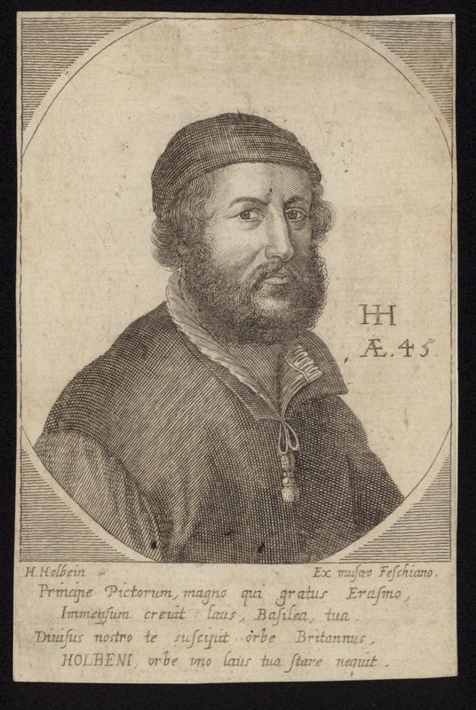 Autoportrait de Hans Holbein - Hans Holbein der Jüngere