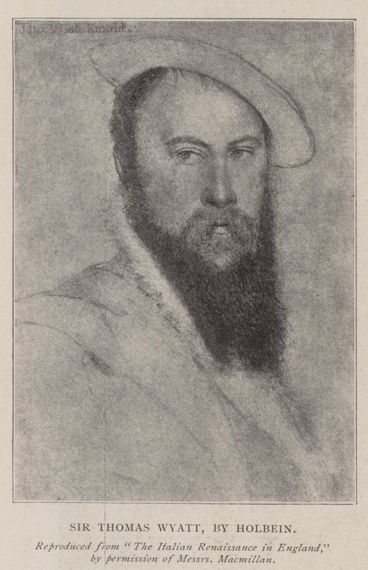 Sir Thomas Wyatt - Hans Holbein der Jüngere