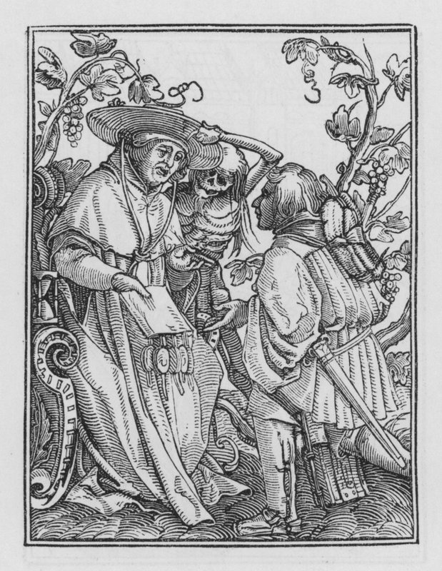 La Danse Macabre de Holbein : Le Cardinal - Hans after Holbein the Younger