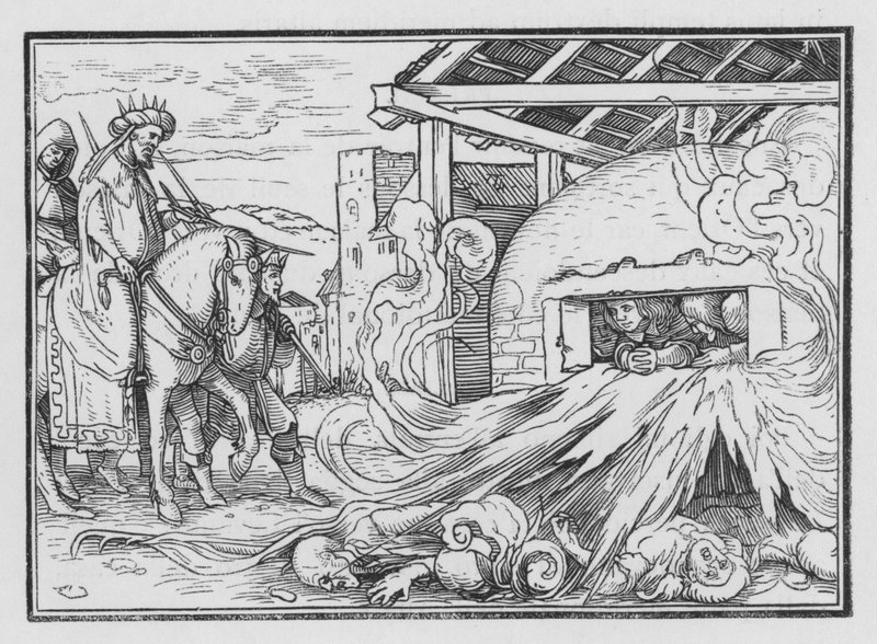 Shadrak, Méshak et Abed-Nego jetés dans le feu, Daniel III, 23 - Hans after Holbein the Younger