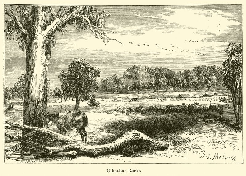 Les Rochers de Gibraltar - Harden Sidney (after) Melville