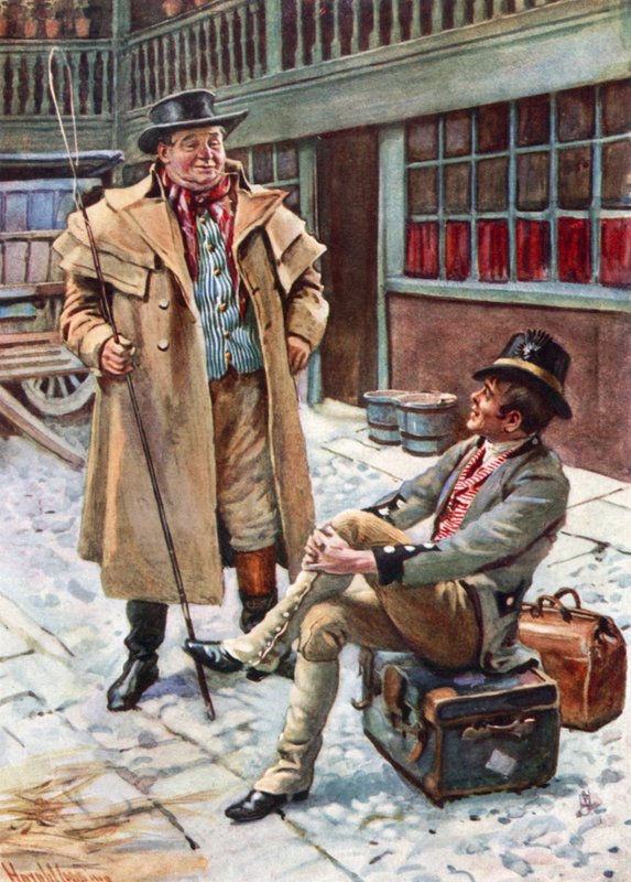 Sam Weller et son père - Harold Copping