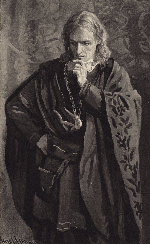 Ce jeune prince était assombri par une profonde mélancolie - Harold Copping