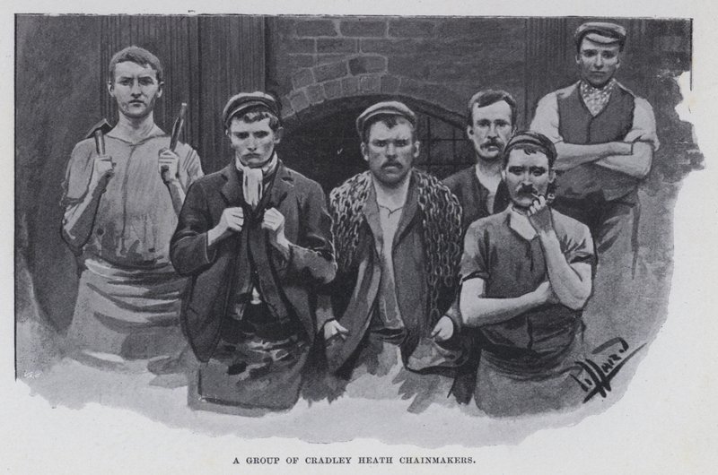 Un groupe de fabricants de chaînes de Cradley Heath - Harold Hume Piffard