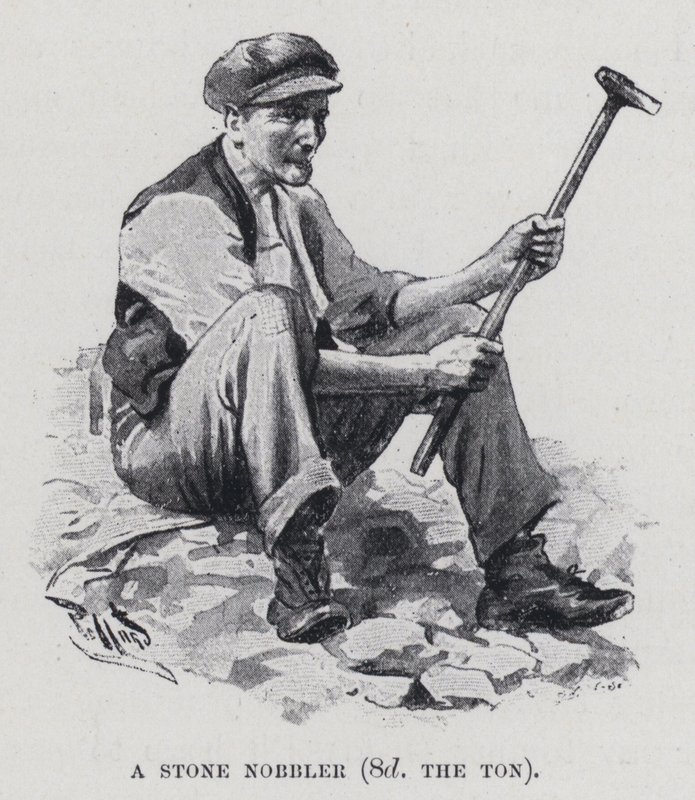 Un tailleur de pierre, 8d la tonne - Harold Hume Piffard