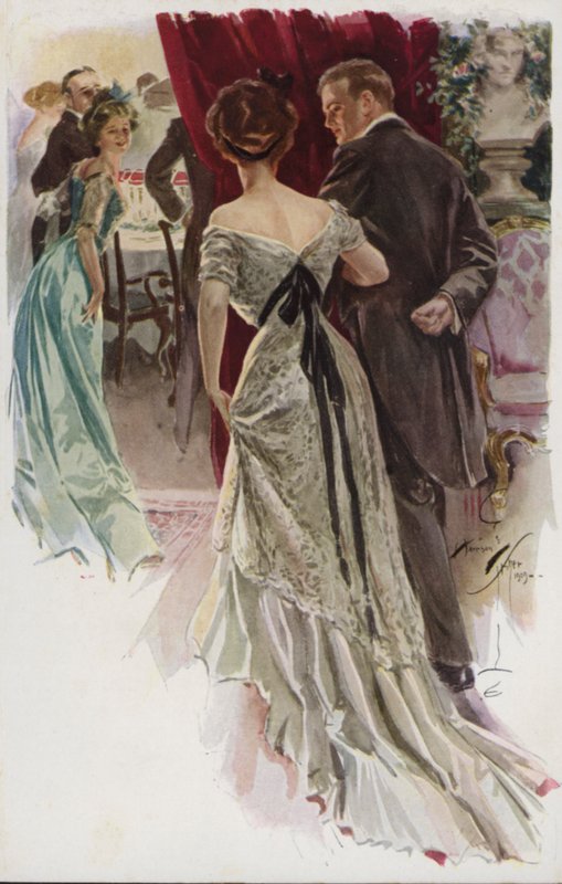 Illustration pour When a Man Marries par Mary Roberts Rinehart - Harrison Fisher