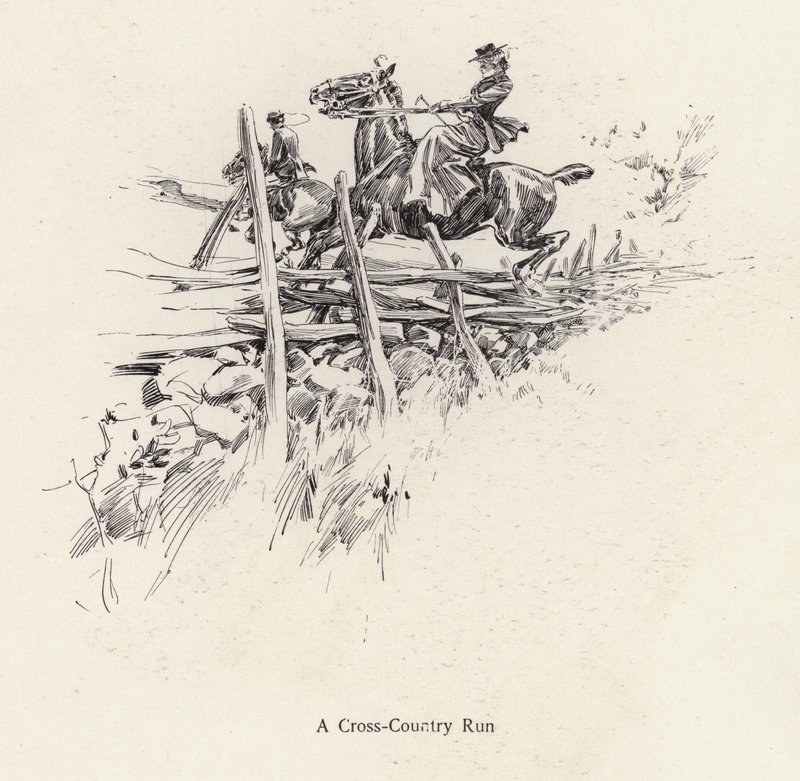 Homme et femme à cheval lors d