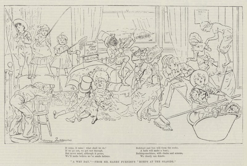 Un jour de pluie - Harry Furniss