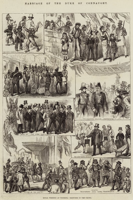 Mariage du duc de Connaught - Harry Furniss